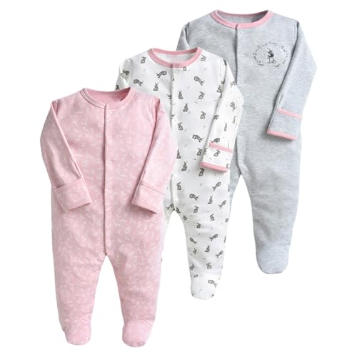 amropi Barboteuse pour Bébé Combinaison en Coton...