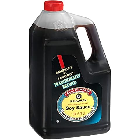 Kikkoman Traditionally Brewed Soy Sauce - 1 Gallon Cover