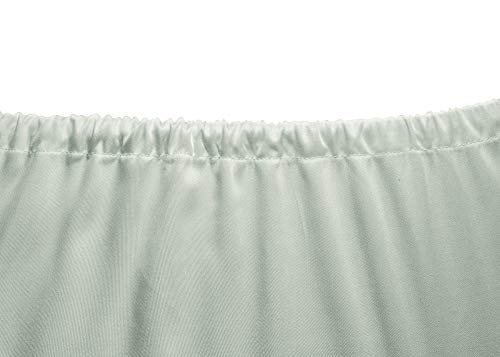 Pure Bamboo Sheets - Bamboo Crib Fitted Sheet (52"X28"X6") For Girls And Boys - 100% Organic Bamboo, Luxuriously Soft, Ultimate Cooling, Fits Standard Size Crib Mattress (Sea Glass) #TOP2