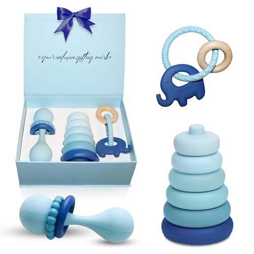 image for Generic YoMark Upscale Baby Gift Set for Baby Shower Gender Reveal or 