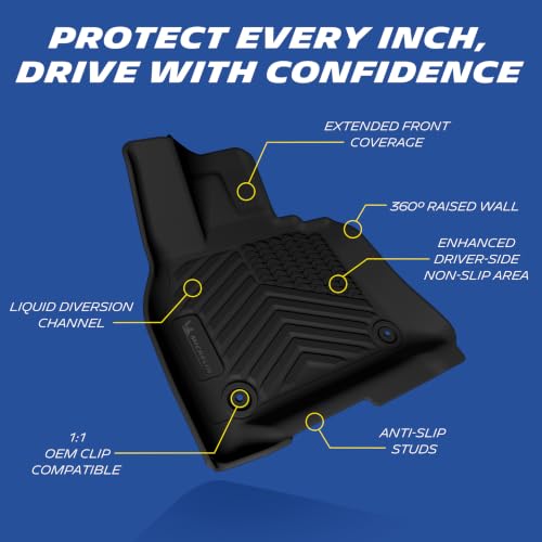 Image of Michelin Vehicle Mats for 2026 Mazda CX-5 (3 Piece) | All-Weather TPE Custom Fit Liner, Premier