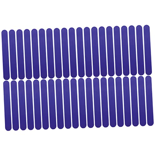 COSMEVIVI 2sets 100 Count Reusable Smooth Depressors for Clinical Use Craft Sticks 25pcs*2