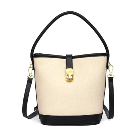 Covelin Classic Crossbody Bag for Women Trendy Shoulder Bag PU Leather Fashion Handbag with Adjustable Strap Black Cover