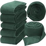 6 Pcs Water Activated Barrier for Flooding 5 Ft x 6.5 Inch Absorbent Flood Barriers for Home Sandless Sandbag Reusable Water Diverter for Door Garage Basement Prevention Rain Green