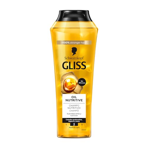 GLISS - Champú Ultimate Oil Elixir, 370 ml, para...