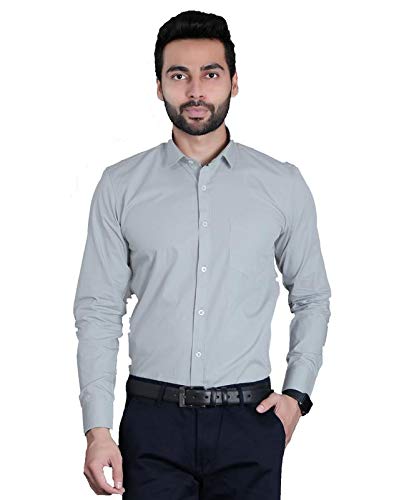 Image of FIFTH ANFOLD Men's Solid Slim Fit Shirt