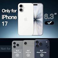 JETech Hülle für iPhone 17, Anti-Vergilbung, Durchsichtig – Ansicht 2