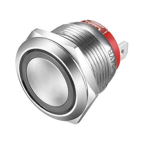 Gebildet Blue LED Push Button Switch Cover