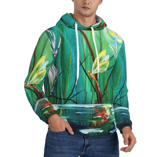 Sweat-shirt à capuche en polaire homme idéal pour vos sorties fraîches
