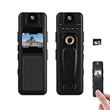 Body Camera Video Recording，180° Rotating Lens Body Camera Audio and Video Recorder 32GB Mini Body Worn Camcorder， for Personal Civilians, Police Law Enforcement