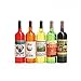 Odoria 1:12 Miniature 5PCS Multicolor Wine Bottles Dollhouse Kitchen Accessories