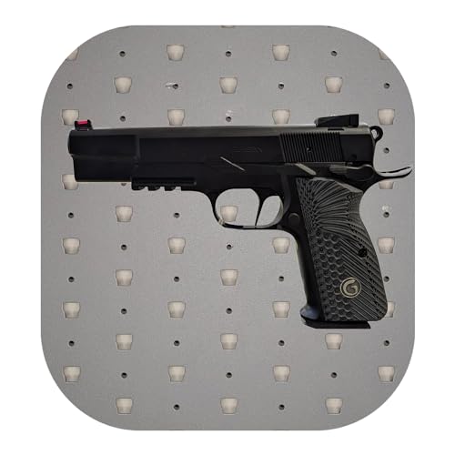 Hammy3DPrints Mount for Browning/FN Hi-Power Original - GallowTech | Pistol Holder Handgun Storage Rack (Facing Right)