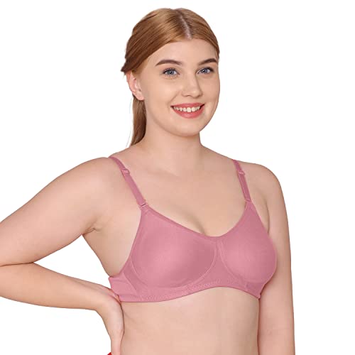 Image of Tweens - Non Padded Cotton Rich Bra - Concealer Side Shaper - Cotton Rich Fabric - Full Coverage, Multiway Straps, Wirefree, Seamless T-Shirt Bra