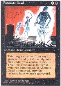 Magic The Gathering - Animate Dead - Fourth Edition