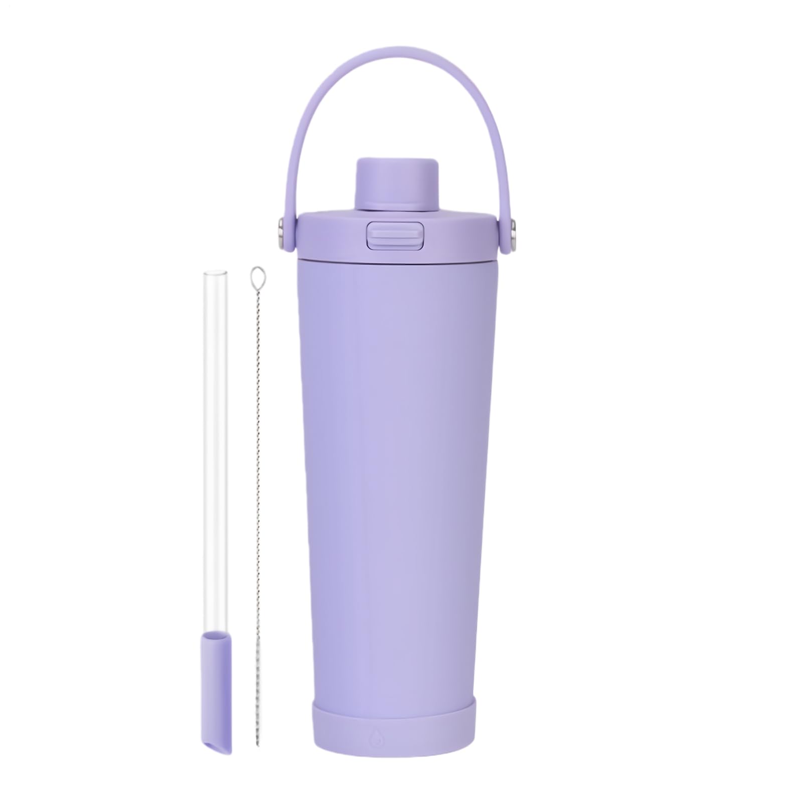 Taza Aislada Taza con Tapa de Pajita | 830 ml Vaso Térmico Para Café Para Senderismo Camping Oficina Exterior Picnic Escuela Trabajo Gimnasio Té Café