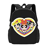 [NEKKII] パワーパフガールズ (3) リュックサック アニメ バックパック 軽量 通学 旅行 多機能 男女兼用 お祝い プレゼント 人気 リュック