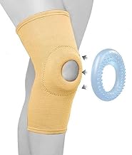 Knee Cap Open Patella with Gel Ring for Pain Relief, Knee Support, Gym, Sports & Workout, Compression for Exercise, Running, Cycling for Men and Women (XL)