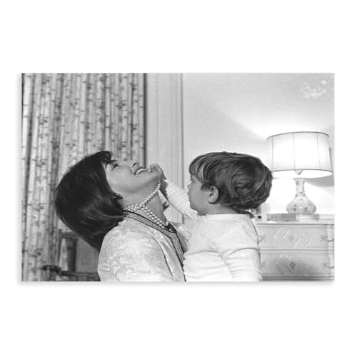 Poster Jacqueline Kennedy Maison Blanche | Toile moderne chambre et salon