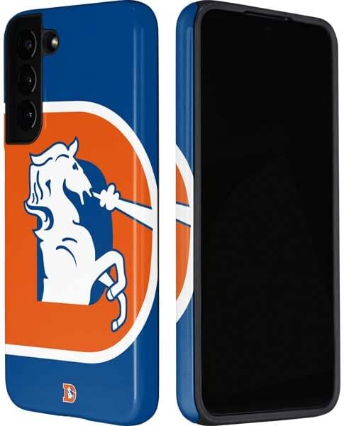 Skinit Pro Phone Case Compatible with Galaxy S22 Plus - Officially Licensed NFL Denver Broncos Retro Logo Design