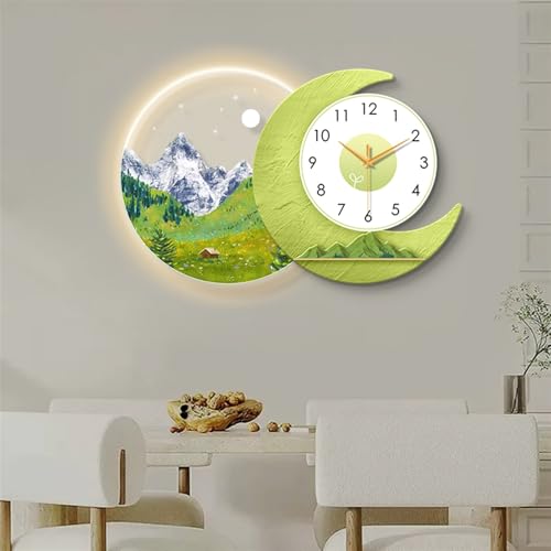 Horloges murales décoratives pour salon et grand bureau calme