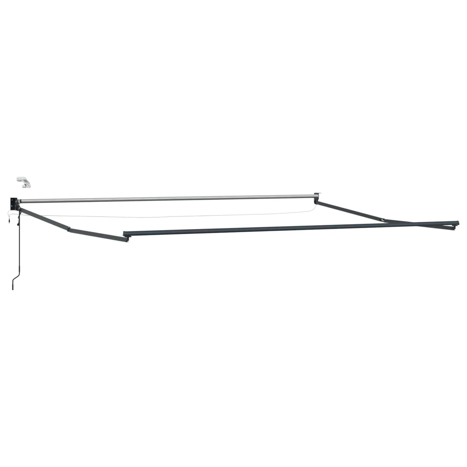 Toldo eléctrico extensible verde y amarillo 5 x 3 m con iluminación LED y sensor meteorológico, marco de aluminio, resistente a la intemperie, protección solar, cortavientos para jardín