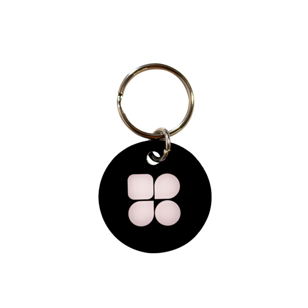 Letstrack QR Code TAG for Dogs, Cats & Lugguage | Smart Pet ID TAG | Secure Your Pets & Luggage | Luggage Labels | Compatible with Alexa & Siri, iOS & Android Compatible (1, Black)