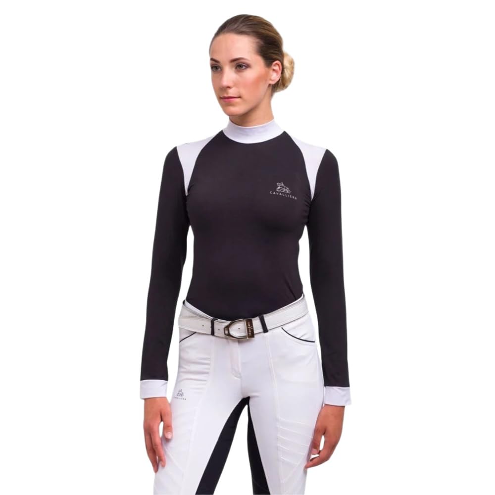 CAVALLIERA Black Jack Woman Long Sleeve T-Shirt L