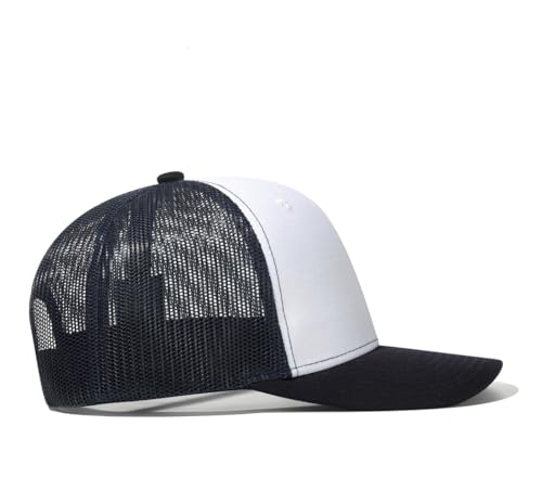 Image of Quanhaigou Trucker Hat - Mesh Snap Back - Unisex Adjustable Baseball Cap - Outdoor Hats for Men Women