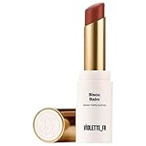 VIOLETE - Balm Sheer Matte Lipstick - Hydrating, Buildable Sheer Color with Soft Matte Finish, Comfortable Wear, Vegan & Cruelty-Free - Color: Mon Cheri- (warm brown-red)