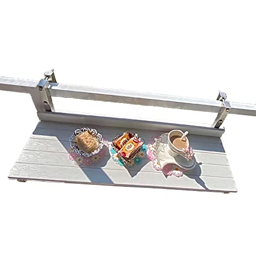 Table pliante d'extérieur suspendue pour balcon compact et patio - 2