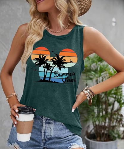Image of Vacay Mode T Shirts for Women Summer Beach Hawaii Vacation Short Sleeve Tops Holiday Cruise Getaway T Shirts