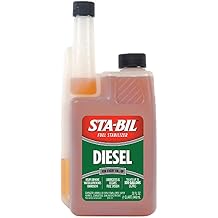 STA-BIL 22254 Diesel Fuel Stabilizer And Performance Improver - Keeps Diesel Fuel Fresh For Up To 12 Months - Lubricates And Cleans The Fuel System - Treats 320 Gallons, 32 fl. oz.