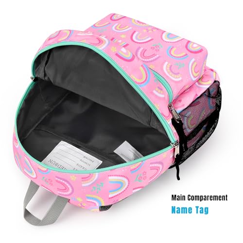 Image of STEAMEDBUN Toddler Backpack for Boys 2-4,Rainbow Preschool Backpack for Baby Daycare,Mini