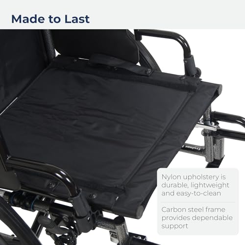 Drive Medical K318DDA-SF Cruiser Iii Light Weight Wheelchair With Flip Back Removable Arms, Desk Arms, Swing Away Footrests thumb #7