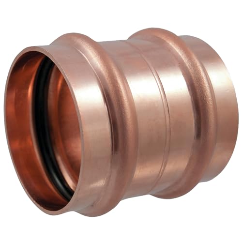 Image of NIBCO Fig No PC600-RS, 4 in. Copper Press Coupling, Leak Detect