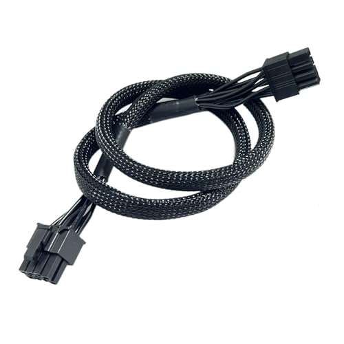 Zahara - Cable de alimentación PCIE VGA 8 pines de 8 pines flexible para EVGA 750 P2 G2 G3 Supernova 550-1300 G2 G3 G5 18AWG Cable Pci Express de 8 pines (8 pines a 8 pin(6+2)
