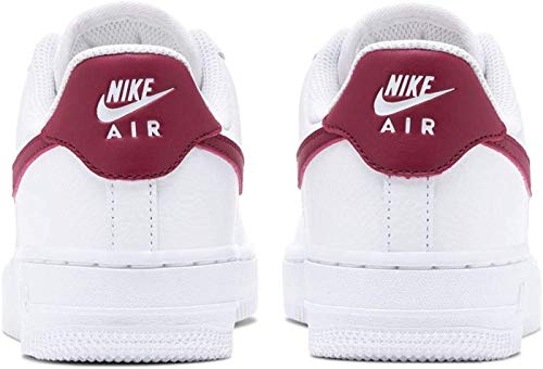 Image of Nike WMNS Air Force 1 '07, Women's Basketball Shoes, White Noble Red White, 8.5 US