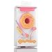 QearFun Candy Color Donut Earphone In Ear Earbud with Microphone and Cord Wrapper Set Winder for Smartphone Mp3 (Pink)
