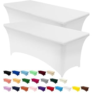 Utopia Kitchen Spandex Tablecloth 2...