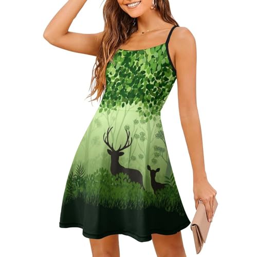 Robe de plage sans manches légère et fluide style cami dress