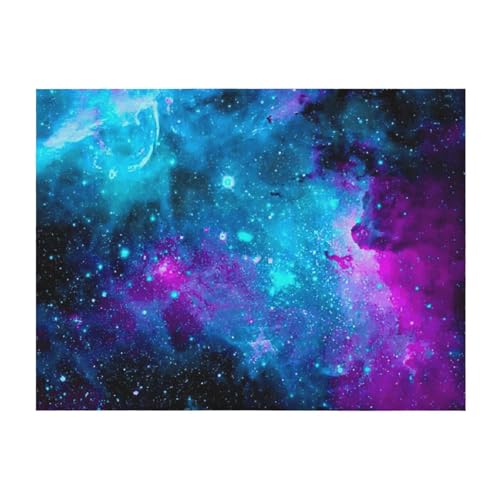Couverture légère ciel étoilé violet pour des nuits douces et apaisantes - 2