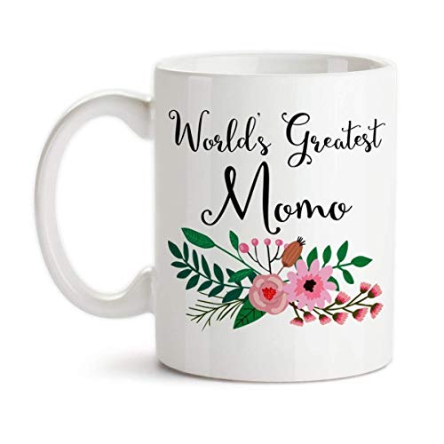 Taza de cerámica para café con diseño floral miniatura 1