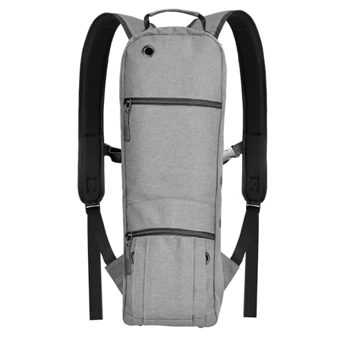 iGuerburn Oxygen Tank Backpack Size D, Portable Oxygen Backpack for D/M15 JD/M22 Cylinder Bag O2 Tank Carrier Holder for Travel (Grey)