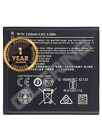 Image of Original BV-5V Battery for Nokia 1 TA-1047 / TA-1060 / TA-1056 /TA-1079 /TA-1066 / BV-5V / [2150mah] Battery with 1 Year Warranty*****(A0180)