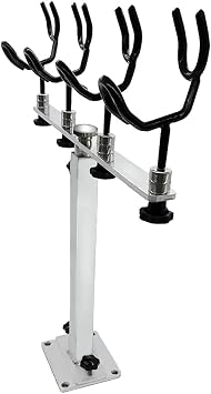 Made PVC Coated Fishing Rod Holder Aluminum Fishing Rod Bracket