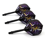 CUESOUL Jazz-Metal ROST Integrated Dart Shaft and Flights Standard Shape,Set of 3 pcs (CS-JMAK51XBFN)