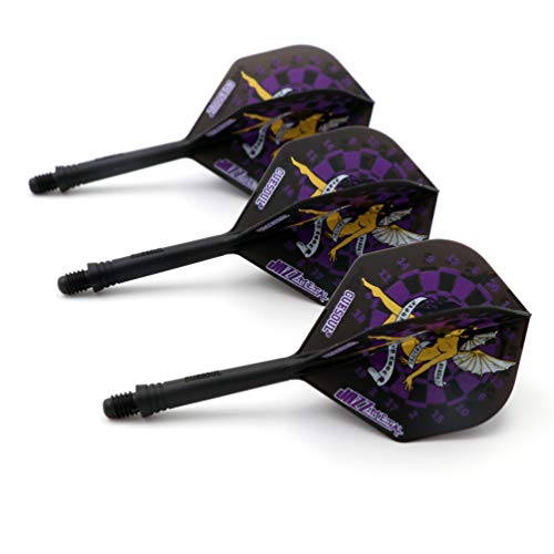CUESOUL Jazz-Metal ROST Integrated Dart Shaft and Flights Standard Shape,Set of 3 pcs (CS-JMAK51XBFN)