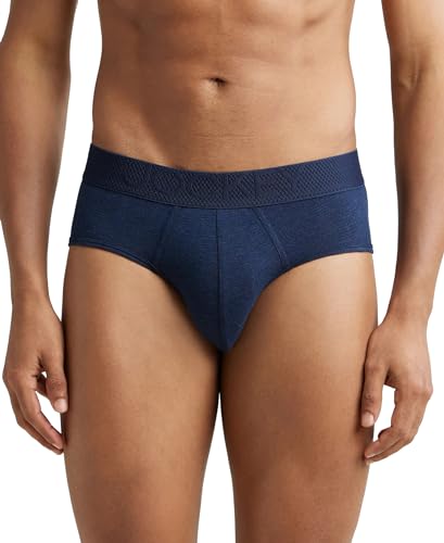 Image of Jockey LM05 Men Bamboo Cotton Elastane Stretch Breathable Mesh Brief with StayDry Treatment