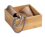 WENKO – WENKO Bambus Ablage, Organizerbox für Küche, Bad & Haushalt