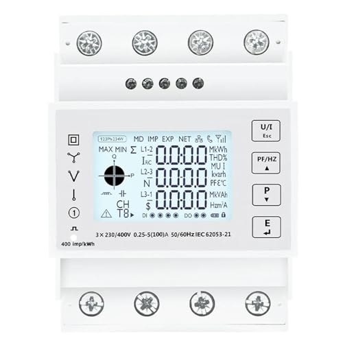 Compteur triphasé intelligent pour résoudre les déséquilibres de phase RS485